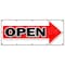 Signmission GIANT RIGHT OPEN ARROW BANNER SIGN turn here sale follow directions B-120 Giant Right Open Arrow - alternate 1
